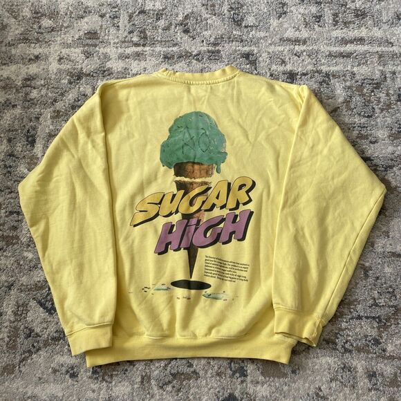 Cody Ko “Sugar High” 2021 Official Merch Yellow Sweatshirt Adult Size Medium - Picture 9 of 10